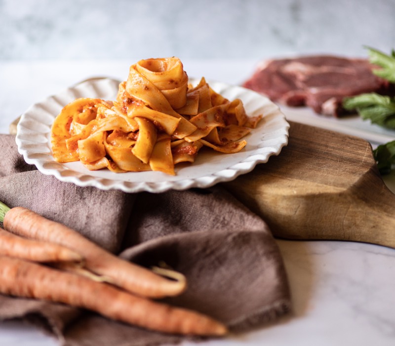 Pasta Garofalo - Pappardelle with Bolognese Sauce